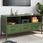 Zakito Home Szafka Tv Industrialna 100,5X39X50,5 Oliwkowa (ZH843040) - zdjęcie 5