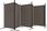 Zakito Europe Parawan Składany Antracytowy 6-Panelowy 520x180cm (Szer.xWys.) (ZE350272) - zdjęcie 2