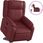 The Living Store Fotel Relax Ze Wspomaganiem Elektrycznym Czerwone Wino Sztuczna Skóra (Tls3205168) - zdjęcie 3
