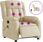 The Living Store Fotel Do Masażu Electric Cream Fabric (Tls3205313) - zdjęcie 2
