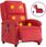 Dkd Home Decor Fotel Do Masażu Elektryczny Czerwona Imitacja Skóry (4593204224) - zdjęcie 3