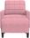 Dkd Home Decor Fotel Z Taboretem Różowy Aksamit 60Cm (4593278260) - zdjęcie 2