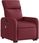Dkd Home Decor Fotel Do Masażu Z Pomocnikiem Stojącym W Kolorze Czerwonego Wina (4593206711) - zdjęcie 3
