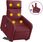 Dkd Home Decor Fotel Do Masażu Z Pomocnikiem Stojącym W Kolorze Czerwonego Wina (4593206711) - zdjęcie 2