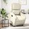 The Living Store Fotel Relax Ze Wspomaganiem Elektrycznym Kremowy Imitacja Skóry (Tls3204241) - zdjęcie 2