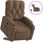 The Living Store Fotel Relax Ze Wspomaganiem Elektrycznym Brązowy Materiał (Tls3204738) - zdjęcie 3