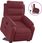 Dkd Home Decor Leżanka Z Podpórką W Kolorze Czerwonego Wina (4593204983) - zdjęcie 2