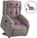 Dkd Home Decor Elektryczny Fotel Do Masażu Ze Wspomaganiem Wstawania Tkanina Taupe (4593205360) - zdjęcie 3