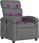 Dkd Home Decor Fotel Do Masażu Ciemnoszary Materiał (459371702) - zdjęcie 2