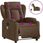 Dkd Home Decor Fotel Do Masażu Elektryczny Brązowy Materiał (4593204474) - zdjęcie 2