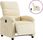 Dkd Home Decor Fotel Relax Elektryczny Kremowy Materiał (4593203963) - zdjęcie 2