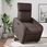 The Living Store Fotel Relax Ze Stelażem Z Imitacji Skóry W Kolorze Brązowym (Tls3206751) - zdjęcie 3