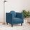 Dkd Home Decor Fotel Z Poduszką Niebieskiego Aksamitu (459372630) - zdjęcie 3