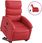 The Living Store Fotel Relax Ze Wspomaganiem Elektrycznym Czerwony Imitacja Skóry (Tls3204059) - zdjęcie 3