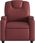 Dkd Home Decor Fotel Relax Czerwone Wino Imitacja Skóry (459372393) - zdjęcie 2