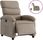 Dkd Home Decor Fotel Relax Electric Cappuccino Brązowa Imitacja Skóry (4593204032) - zdjęcie 3