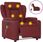The Living Store Fotel Do Masażu Electric Wine Red Faux Leather (Tls3204541) - zdjęcie 2