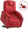 Dkd Home Decor Leżanka Z Elektrycznym Wspomaganiem Wstawania Czerwona Imitacja Skóry (4593204449) - zdjęcie 3