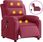 The Living Store Fotel Do Masażu Electric Wine Red Velvet (Tls3205086) - zdjęcie 3