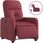 Dkd Home Decor Leżanka Elektryczna Z Tkaniny W Kolorze Czerwonego Wina (4593206780) - zdjęcie 3