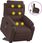 Dkd Home Decor Fotel Do Masażu Z Pomocą Stojącą Ciemnobrązowy Materiał (4593204997) - zdjęcie 3