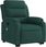Dkd Home Decor Fotel Do Masażu Z Pomocą Stojącą Ciemnozielony Aksamit (4593205105) - zdjęcie 3