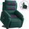Dkd Home Decor Fotel Do Masażu Z Pomocą Stojącą Ciemnozielony Aksamit (4593205105) - zdjęcie 2