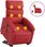 Dkd Home Decor Fotel Do Masażu Ze Wspomaganiem Elektrycznym Czerwona Imitacja Skóry (4593204066) - zdjęcie 2
