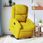 The Living Store Leżanka Z Podpórką Electric Yellow Velvet (Tls3204329) - zdjęcie 2