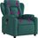 Dkd Home Decor Fotel Do Masażu Ciemnozielony Materiał (459372421) - zdjęcie 3