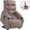 Dkd Home Decor Fotel Do Masażu Z Pomocnikiem Stojącym Imitacji Skóry W Kolorze Cappuccino Brązowym (4593206612) - zdjęcie 3