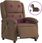 Dkd Home Decor Fotel Do Masażu Elektryczny Brązowy Materiał (4593204156) - zdjęcie 3