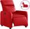 Dkd Home Decor Leżanka Elektryczna Czerwona Sztuczna Skóra (4593206740) - zdjęcie 3