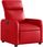 Dkd Home Decor Leżanka Elektryczna Czerwona Sztuczna Skóra (4593206740) - zdjęcie 2
