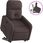 Dkd Home Decor Leżanka Z Podpórką Ciemnobrązowego Materiału (4593206800) - zdjęcie 2