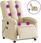 The Living Store Fotel Do Masażu Electric Cream Fabric (Tls3204089) - zdjęcie 2