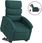 The Living Store Fotel Relax Ze Wspomaganiem Elektrycznym Ciemnozielony Materiał (Tls3204008) - zdjęcie 2