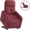 The Living Store Fotel Relax Ze Wspomaganiem Elektrycznym Tkanina W Kolorze Czerwonego Wina (Tls3206816) - zdjęcie 3