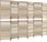 Dkd Home Decor Paravent 6-Tlg. Beige Poly Rattan (459365387) - zdjęcie 3
