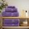 Zakito Home Ręczniki Bawełniane Solund Fioletowe 50X100Cm (ZH137355) - zdjęcie 4