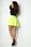 Spódnica Candy SP43 Neon Limonka - IVON - zdjęcie 3