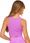 TOP DAMSKI SPORTOWY CROP TOP PRĄŻKOWANY ELASTYCZNY KRÓTKA KOSZULKA MORAJ S - zdjęcie 5