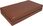 Materac dwuczęściowy z rzepami UNDERFIT 130 x 120 x 10 cm miękki brązowy - zdjęcie 5