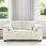 vidaXL Sofa Dwuosobowa Kremowa 120Cm Aksamit (4105265) - zdjęcie 5