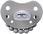 Dammy Planet Luu Kids Smoczek Uspokajający Pozycjonujący Silikonowy Lovely Gray 0-3 Miesiące 1Szt. - zdjęcie 4