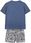 PIJAMA CORTO SINGLE JERSEY PUNTO MARVEL GRAY - 140389 - zdjęcie 5