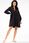 Codzienna Sukienka Czarny | MUST HAVE Stylowy Sukienka Czarny r.M Trend - zdjęcie 5