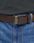 WRANGLER LEATHER BELT LOGO BUCKLE DARK BROWN LP655024 112331209 - zdjęcie 2