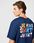 WRANGLER BIG GRAPHIC TEE NAVY 112362808 - zdjęcie 4