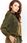 Praktyczna Bluza Khaki | HIT SEZONU Nowoczesna Bluza Khaki r.XL Wygodna - zdjęcie 2